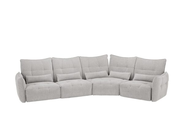 bobb Ecksofa  Jeaneva ¦ grau ¦ Maße (cm): B: 471 H: 101 T: 200 Polstermöbel > Sofas > Ecksofas - Höffner