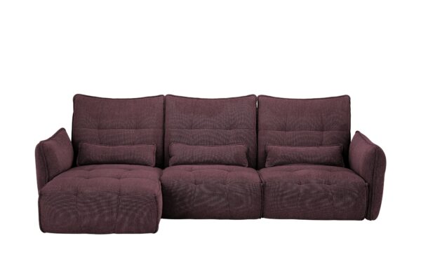 bobb Ecksofa  Jeaneva ¦ rot ¦ Maße (cm): B: 336 H: 101 T: 157 Polstermöbel > Sofas > Ecksofas - Höffner