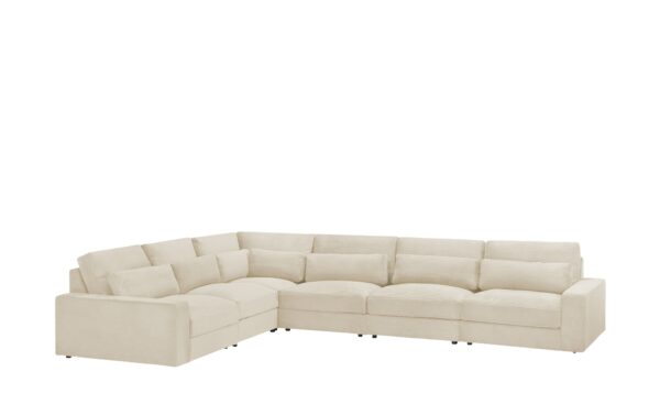 Ecksofa  Branna ¦ creme ¦ Maße (cm): B: 412 H: 88 T: 322 Polstermöbel > Sofas > Big-Sofas - Höffner