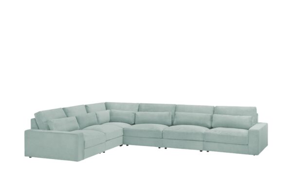 Ecksofa  Branna ¦ grün ¦ Maße (cm): B: 412 H: 88 T: 322 Polstermöbel > Sofas > Big-Sofas - Höffner