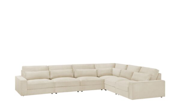 Ecksofa  Branna ¦ creme ¦ Maße (cm): B: 412 H: 88 T: 322 Polstermöbel > Sofas > Big-Sofas - Höffner