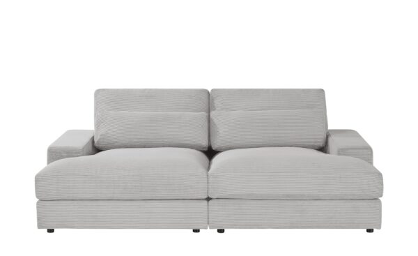 Lounge Sofa  Branna ¦ grau ¦ Maße (cm): B: 232 H: 88 T: 164 Polstermöbel > Sofas > 2-Sitzer - Höffner