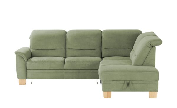 meinSofa Ecksofa  Liva ¦ grün ¦ Maße (cm): B: 254 H: 106 T: 224 Polstermöbel > Sofas > Ecksofas - Höffner