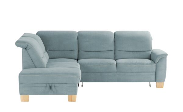 meinSofa Ecksofa  Liva ¦ blau ¦ Maße (cm): B: 254 H: 106 T: 224 Polstermöbel > Sofas > Ecksofas - Höffner