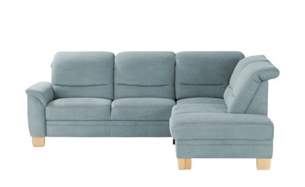 meinSofa Ecksofa  Liva ¦ blau ¦ Maße (cm): B: 254 H: 106 T: 224 Polstermöbel > Sofas > Ecksofas - Höffner