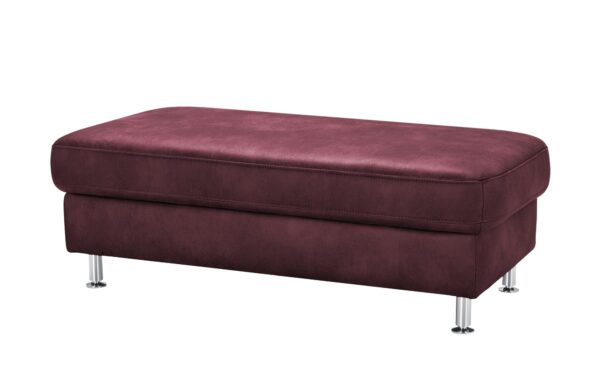 Mein Sofa bold XXL Hocker  Veit ¦ rot ¦ Maße (cm): B: 130 H: 46 T: 65 Polstermöbel > Hocker - Höffner