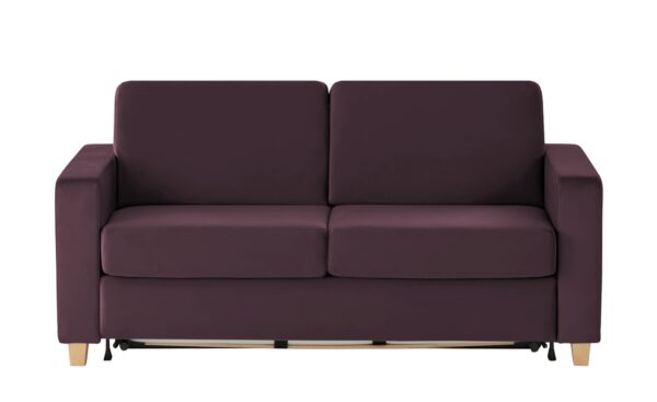 nehl Schlafsofa  Boston Deluxe ¦ lila/violett ¦ Maße (cm): B: 199 H: 91 T: 103 Polstermöbel > Sofas > Einzelsofas - Höffner