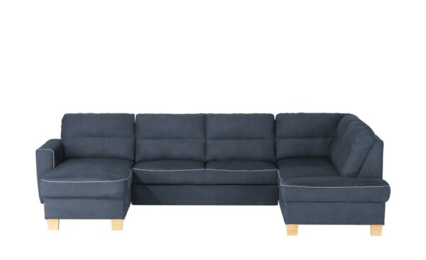 uno Wohnlandschaft mit Schlaffunktion  Vito ¦ blau ¦ Maße (cm): B: 309 H: 87 T: 190 Polstermöbel > Sofas > Schlafsofas - Höffner