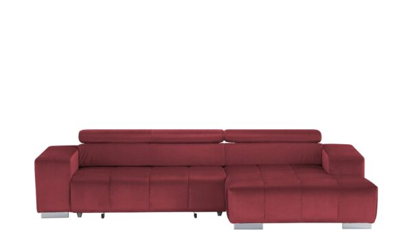 uno Ecksofa  Origo ¦ rot ¦ Maße (cm): B: 307 H: 73 T: 186 Polstermöbel > Sofas > Ecksofas - Höffner