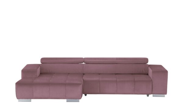 uno Ecksofa  Origo ¦ rosa/pink ¦ Maße (cm): B: 307 H: 73 T: 186 Polstermöbel > Sofas > Ecksofas - Höffner