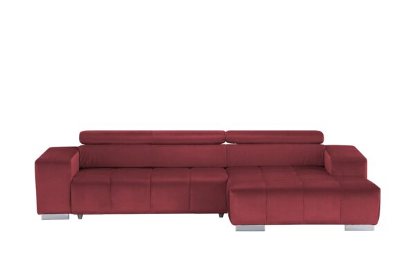 uno Ecksofa  Origo ¦ rot ¦ Maße (cm): B: 307 H: 73 T: 186 Polstermöbel > Sofas > Ecksofas - Höffner