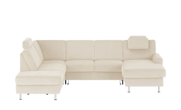 meinSofa Wohnlandschaft  Jana ¦ creme ¦ Maße (cm): B: 309 H: 87 T: 235 Polstermöbel > Sofas > Schlafsofas - Höffner