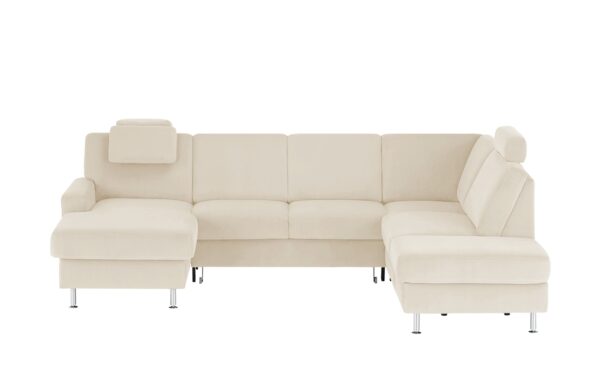 meinSofa Wohnlandschaft  Jana ¦ creme ¦ Maße (cm): B: 309 H: 87 T: 235 Polstermöbel > Sofas > Schlafsofas - Höffner