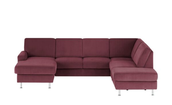 meinSofa Wohnlandschaft  Jana ¦ lila/violett ¦ Maße (cm): B: 309 H: 87 T: 235 Polstermöbel > Sofas > Wohnlandschaften - Höffner