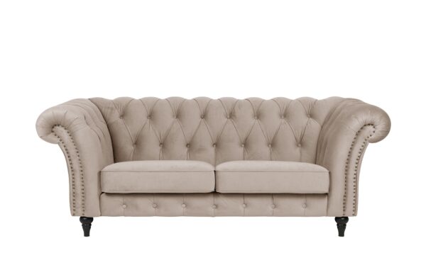 SOHO Einzelsofa  Churchill ¦ beige ¦ Maße (cm): B: 212 H: 79 T: 100 Polstermöbel > Sofas > 2-Sitzer - Höffner