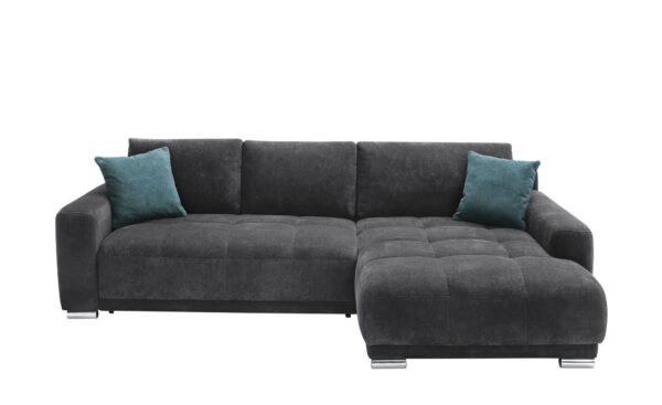 bobb Ecksofa  Kerrin ¦ schwarz ¦ Maße (cm): B: 281 H: 86 T: 182 Polstermöbel > Sofas > Ecksofas - Höffner