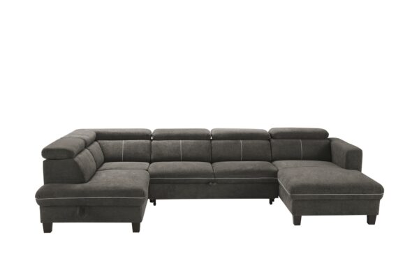 Wohnlandschaft  Zante ¦ grau ¦ Maße (cm): B: 324 H: 76 T: 190 Polstermöbel > Sofas > Schlafsofas - Höffner