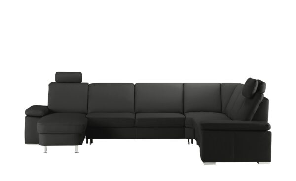 meinSofa Wohnlandschaft  Elsa ¦ schwarz ¦ Maße (cm): H: 91 Polstermöbel > Sofas > Schlafsofas - Höffner