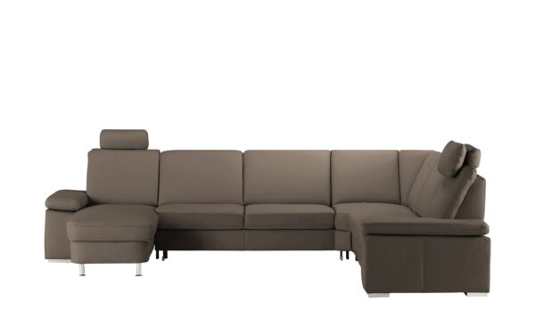 meinSofa Wohnlandschaft  Elsa ¦ braun ¦ Maße (cm): H: 91 Polstermöbel > Sofas > Schlafsofas - Höffner