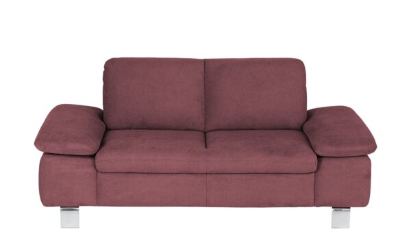 smart Sofa  Finola ¦ rot ¦ Maße (cm): B: 181 H: 83 T: 94 Polstermöbel > Sofas > 2-Sitzer - Höffner