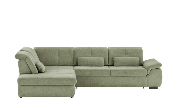 Ecksofa mit Funktion  Perry ¦ grün ¦ Maße (cm): B: 315 H: 85 T: 260 Polstermöbel > Sofas > Ecksofas - Höffner