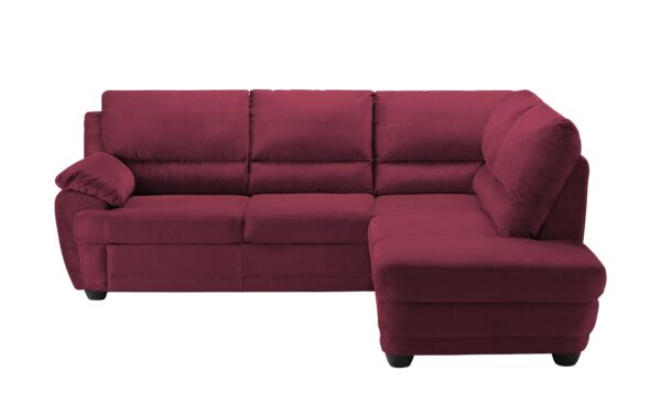 uno Ecksofa   Nebolo ¦ rot ¦ Maße (cm): B: 245 H: 97 T: 222 Polstermöbel > Sofas > Ecksofas - Höffner