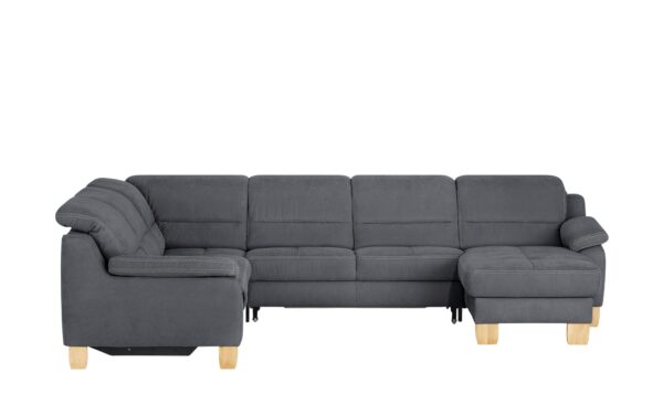 meinSofa Wohnlandschaft  Hanna ¦ grau ¦ Maße (cm): B: 322 H: 84 T: 264 Polstermöbel > Sofas > Schlafsofas - Höffner