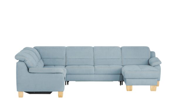 meinSofa Wohnlandschaft  Hanna ¦ blau ¦ Maße (cm): B: 322 H: 84 T: 264 Polstermöbel > Sofas > Schlafsofas - Höffner