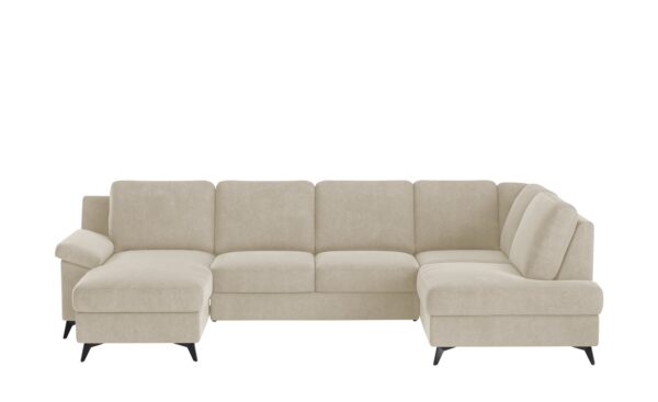 uno Wohnlandschaft  Boom ¦ beige ¦ Maße (cm): B: 309 H: 90 T: 170 Polstermöbel > Sofas > Schlafsofas - Höffner