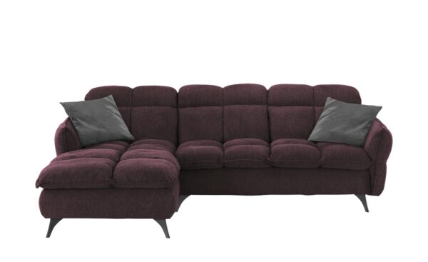 bobb Ecksofa  Key West ¦ lila/violett ¦ Maße (cm): B: 288 H: 106 T: 213 Polstermöbel > Sofas > Ecksofas - Höffner