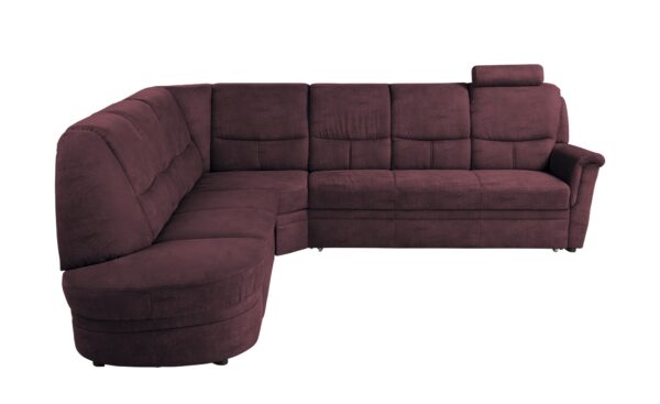 meinSofa Ecksofa  Chris ¦ rot ¦ Maße (cm): B: 290 H: 96 T: 277 Polstermöbel > Sofas > Ecksofas - Höffner