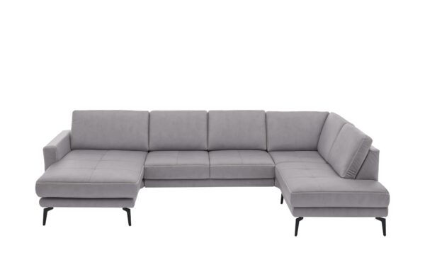 meinSofa Wohnlandschaft  Mike ¦ grau ¦ Maße (cm): B: 327 H: 86 T: 180 Polstermöbel > Sofas > Wohnlandschaften - Höffner