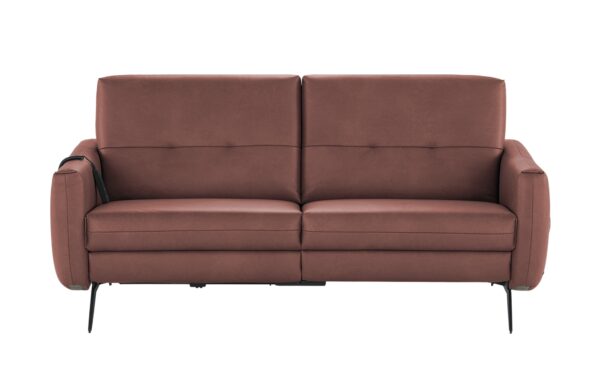 himolla Ledersofa  6271 ¦ rot ¦ Maße (cm): B: 181 H: 85 T: 95 Polstermöbel > Sofas > 2-Sitzer - Höffner