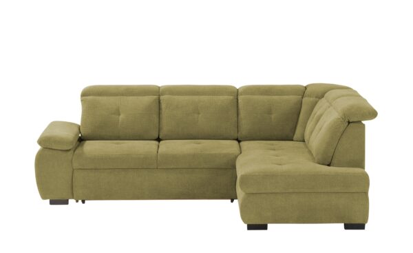 smart Ecksofa  Tamara ¦ grün ¦ Maße (cm): B: 252 H: 90 T: 192 Polstermöbel > Sofas > Ecksofas - Höffner