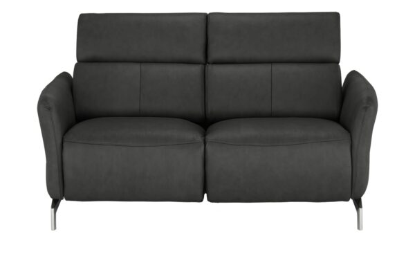 uno Sofa 2-sitzig  Messina ¦ schwarz ¦ Maße (cm): B: 158 H: 88 T: 101 Polstermöbel > Sofas > 2-Sitzer - Höffner