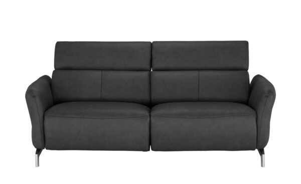 uno Sofa 3-sitzig  Messina ¦ schwarz ¦ Maße (cm): B: 198 H: 88 T: 101 Polstermöbel > Sofas > 3-Sitzer - Höffner