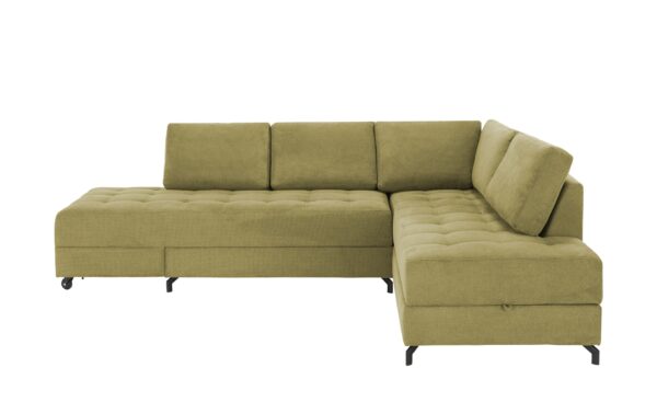 smart Ecksofa  Carla ¦ grün ¦ Maße (cm): B: 291 H: 88 T: 222 Polstermöbel > Sofas > Ecksofas - Höffner