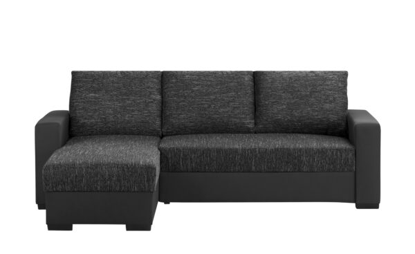 Ecksofa  Navarra ¦ schwarz ¦ Maße (cm): B: 237 H: 83 T: 156 Polstermöbel > Sofas > Ecksofas - Höffner