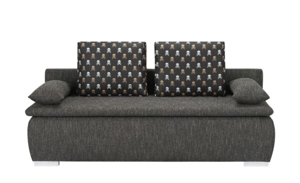 smart Schlafsofa  Leonie ¦ schwarz ¦ Maße (cm): B: 198 H: 92 T: 90 Polstermöbel > Sofas > 2-Sitzer - Höffner