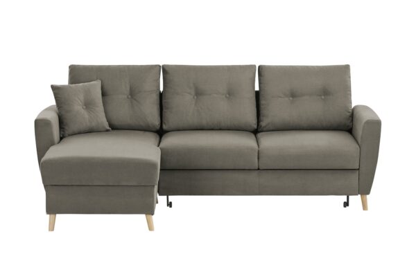 Ecksofa  Carla ¦ braun ¦ Maße (cm): B: 230 H: 93 T: 159 Polstermöbel > Sofas > Ecksofas - Höffner