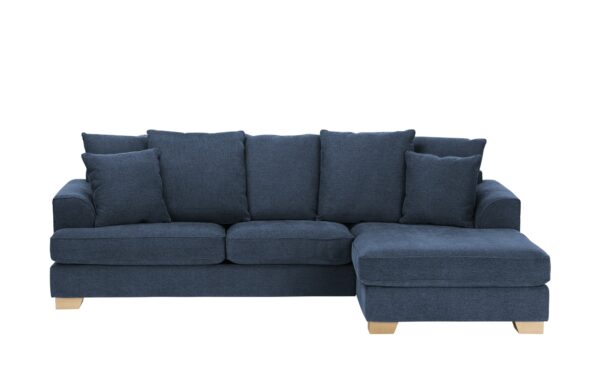 SOHO Ecksofa  Franka ¦ blau ¦ Maße (cm): B: 268 H: 87 T: 161 Polstermöbel > Sofas > Ecksofas - Höffner