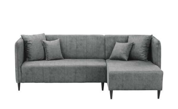 smart Ecksofa  Sara ¦ grau ¦ Maße (cm): B: 225 H: 80 T: 146 Polstermöbel > Sofas > Ecksofas - Höffner