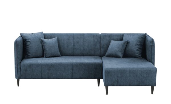 smart Ecksofa  Sara ¦ blau ¦ Maße (cm): B: 225 H: 80 T: 146 Polstermöbel > Sofas > Ecksofas - Höffner