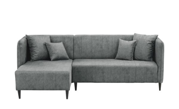 smart Ecksofa  Sara ¦ grau ¦ Maße (cm): B: 225 H: 80 T: 146 Polstermöbel > Sofas > Ecksofas - Höffner