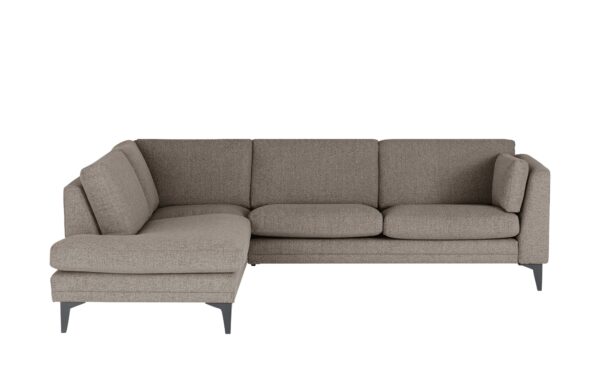 SOHO Ecksofa  Avignon ¦ braun ¦ Maße (cm): B: 258 H: 78 T: 203 Polstermöbel > Sofas > Ecksofas - Höffner