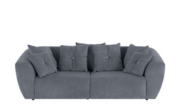 smart Big Sofa  Krista ¦ grau ¦ Maße (cm): B: 250 H: 81 T: 106 Polstermöbel > Sofas > 2-Sitzer - Höffner