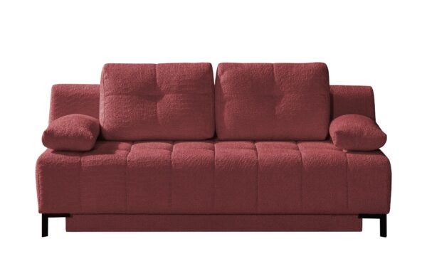 Querschläfer   Sammy ¦ rot ¦ Maße (cm): B: 206 H: 98 T: 98 Polstermöbel > Sofas > 2-Sitzer - Höffner