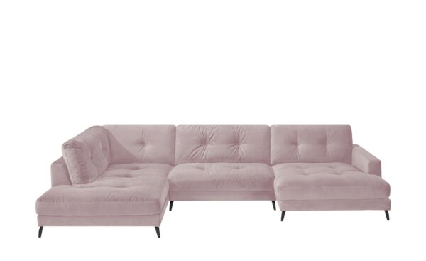 Jette Home Wohnlandschaft  Jette Return ¦ rosa/pink ¦ Maße (cm): B: 359 H: 84 T: 105 Polstermöbel > Sofas > Wohnlandschaften - Höffner