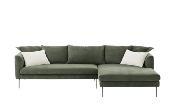 Gray & Jones Ecksofa  Avola ¦ grün ¦ Maße (cm): B: 284 H: 85 T: 178 Polstermöbel > Sofas > Ecksofas - Höffner