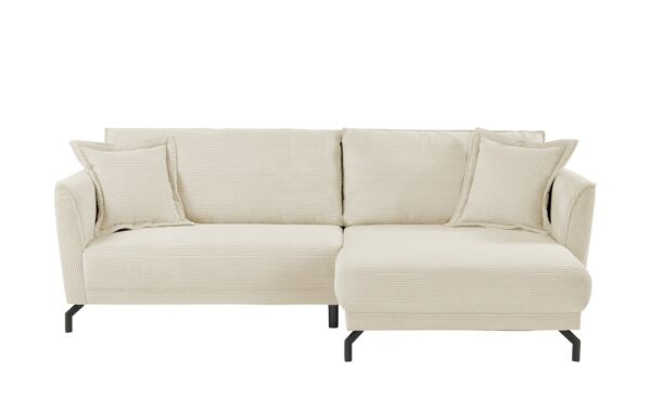 bobb Ecksofa  Yolanda ¦ creme ¦ Maße (cm): B: 257 H: 94 T: 174 Polstermöbel > Sofas > Ecksofas - Höffner